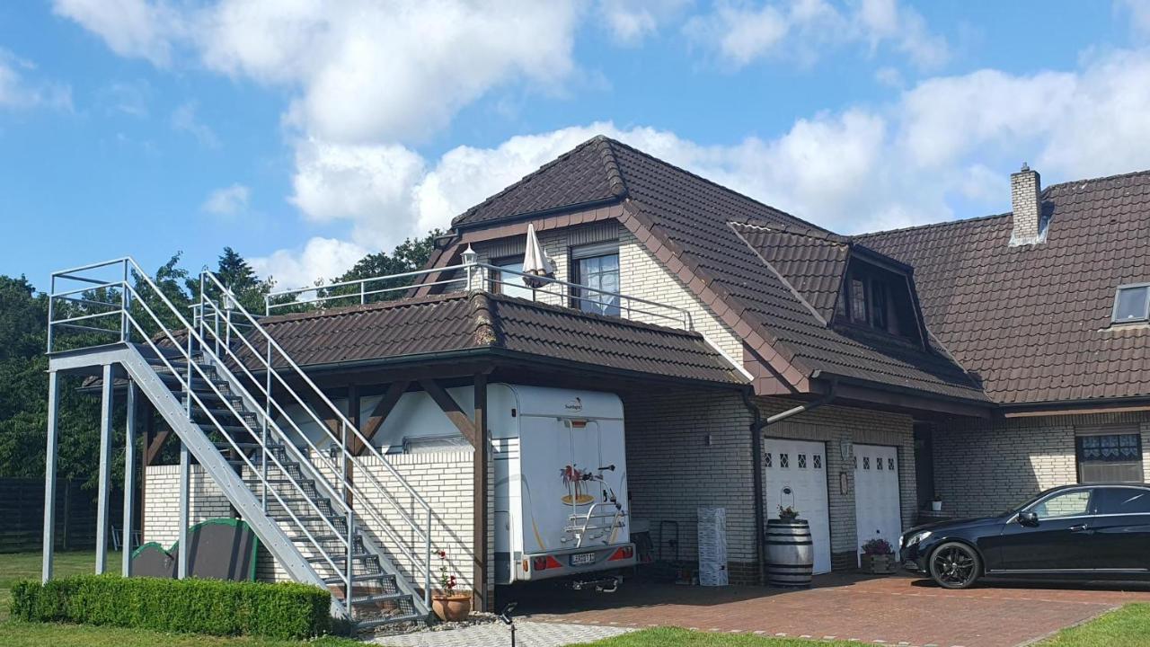 Ferienwohnung Hahnentange Rhauderfehn Exterior foto